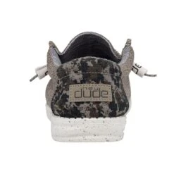 Wally Stretch - Sand Dune Camo -Heydude Shoes 110380583 WALLY STRETCH SAND DUNE CAMO 6