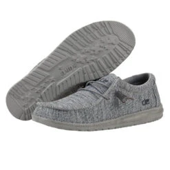 Wally Sox - Grey -Heydude Shoes 111033000 WALLY B SOX GREY NEWLOGO 03