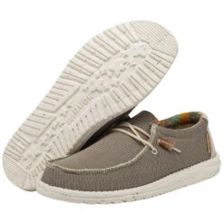 Wally Knit - Desert Brown -Heydude Shoes 112471581 WALLY ECO SOX DESERT BROWN LEFT 3 1