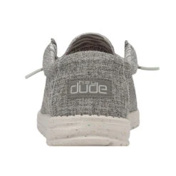 Wally Blend - Iron -Heydude Shoes 112473915 WALLY ECO LINEN IRON LEFT 5 1