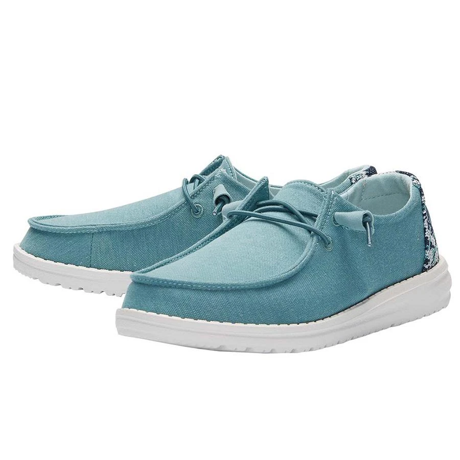 Wendy Stretch Fleece - Sea Blue Wendy Stretch Fleece - Sea Blue -Heydude Shoes 121412121 WENDY STRETCH FLEECE SEA BLUE 02