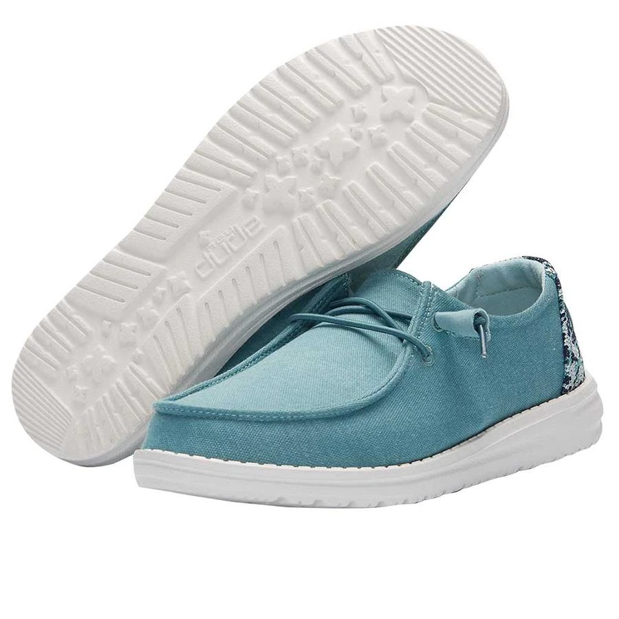 Wendy Stretch Fleece - Sea Blue Wendy Stretch Fleece - Sea Blue -Heydude Shoes 121412121 WENDY STRETCH FLEECE SEA BLUE 03