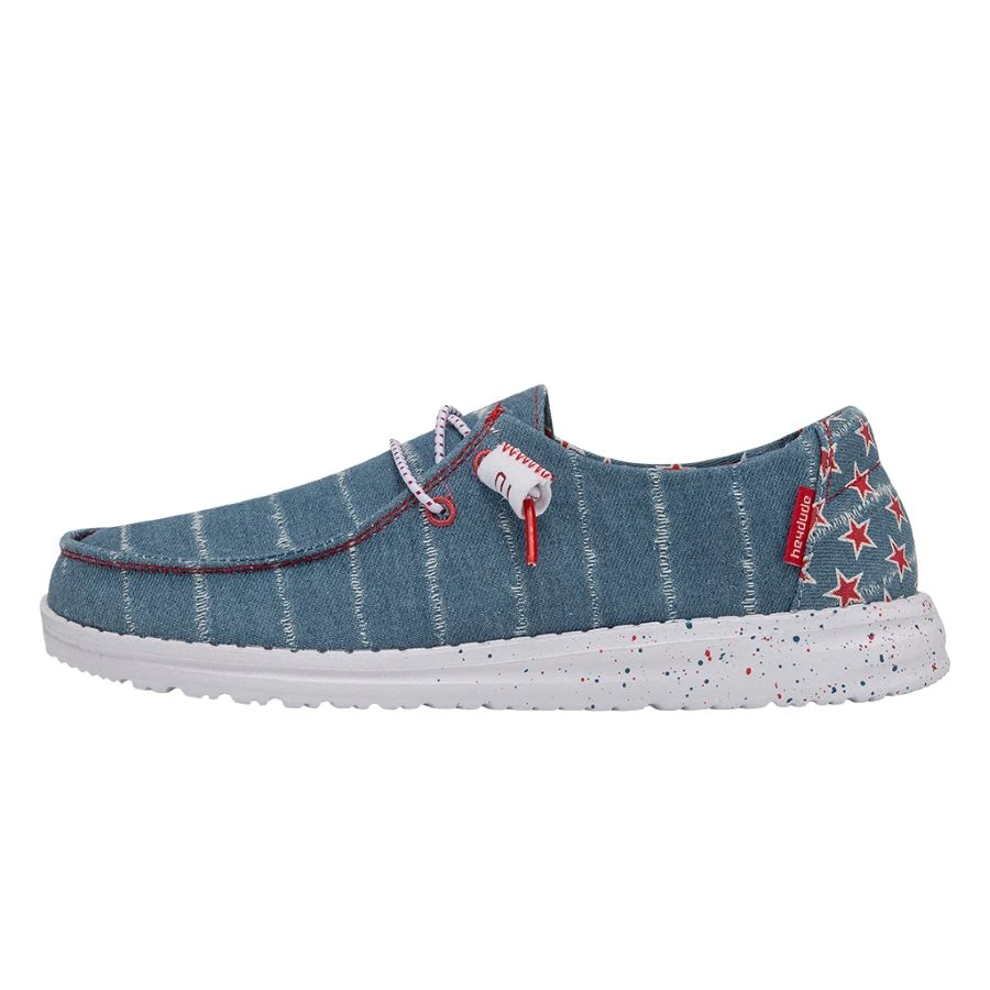 Wendy - Denim Star Wendy - Denim Star -Heydude Shoes 121412415 WENDY DENIM STAR LEFT 1 1