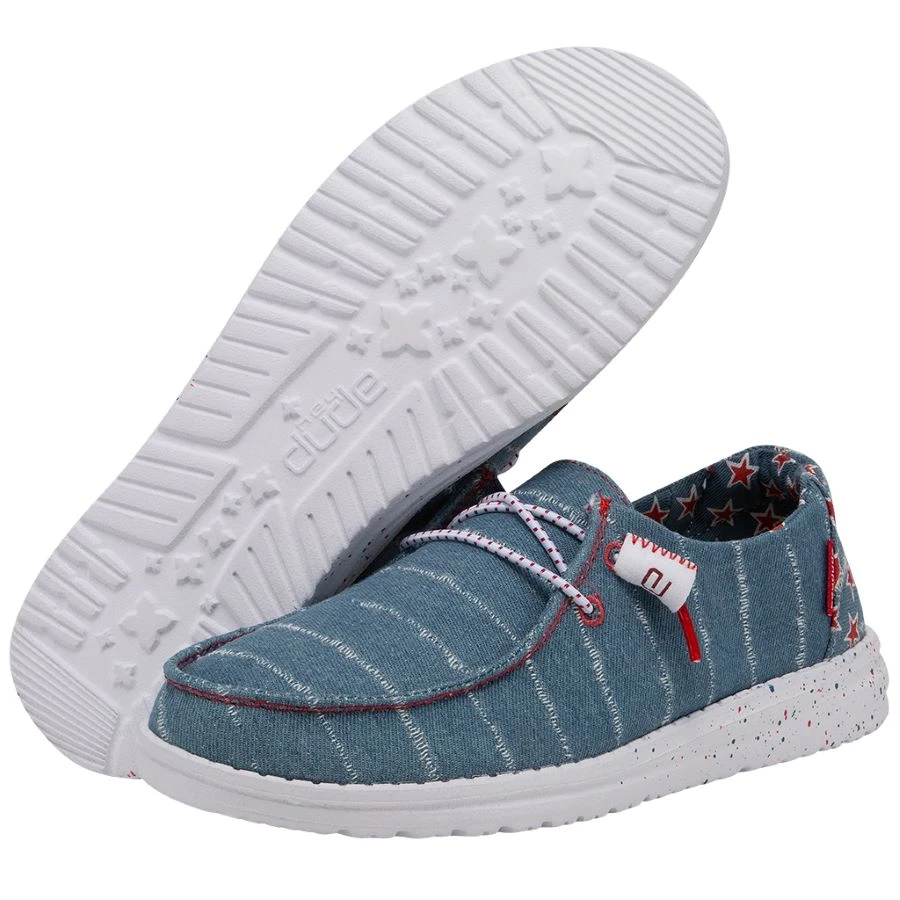 Wendy - Denim Star Wendy - Denim Star -Heydude Shoes 121412415 WENDY DENIM STAR LEFT 3 1