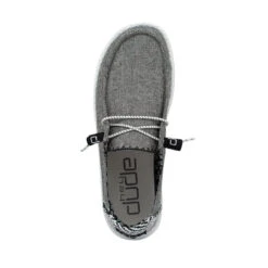 Wendy Chambray - Onyx -Heydude Shoes 121414203 WENDY CHAMBRAY ONYX LEFT 6