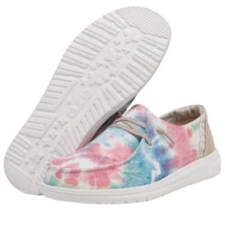 Wendy Boho - Mandala Tie Dye -Heydude Shoes 121419863 WENDY BOHO MANDALA TIE DYE LEFT 3 1