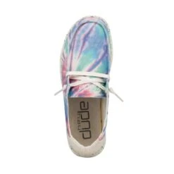 Wendy Tie Dye - Rose Candy -Heydude Shoes 121419864 WENDY ROSE CANDY TIE DYE LEFT 6