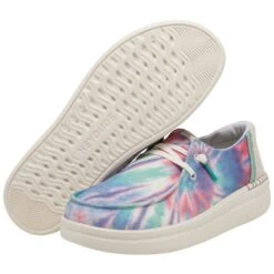 Wendy Rise Tie Dye - Candy Tie Dye -Heydude Shoes 121949862 WENDY RISE CANDY TIE DYE LEFT 3 1