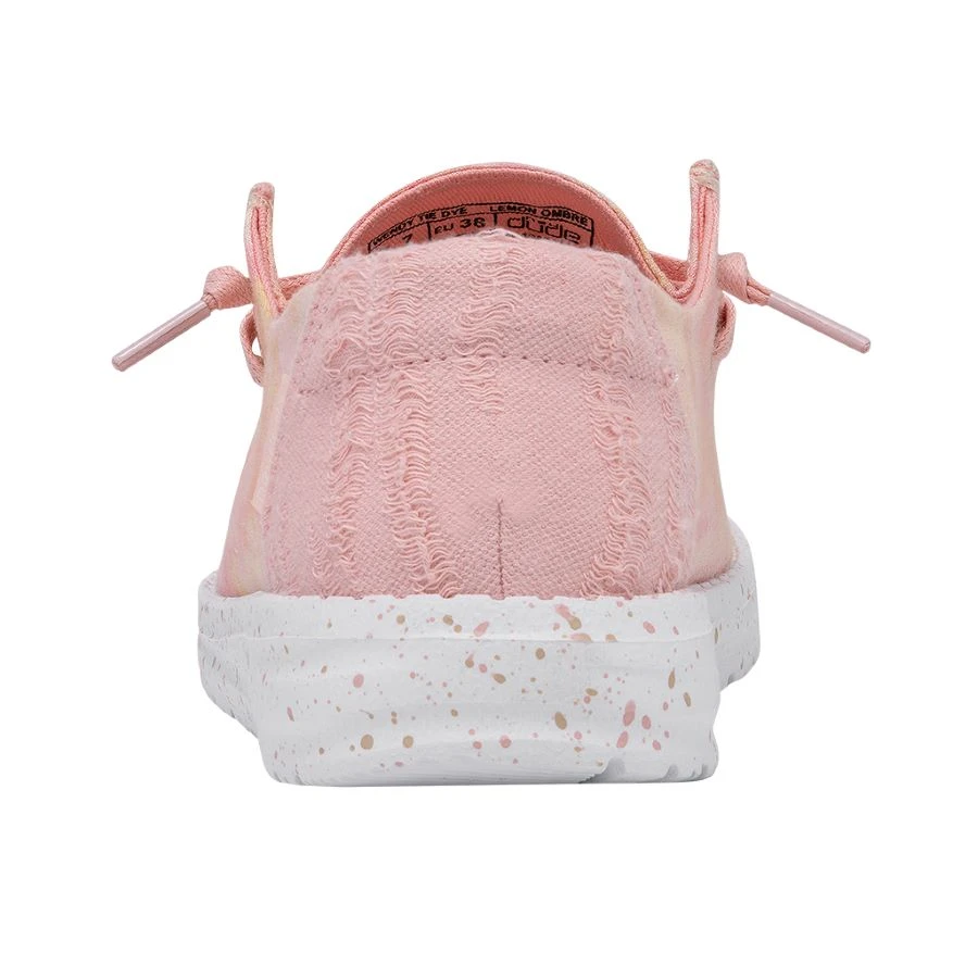 Wendy Tie Dye - Lemon Ombre Wendy Tie Dye - Lemon Ombre -Heydude Shoes 122256020 WENDY TIE DYE LEMON OMBRE LEFT 5