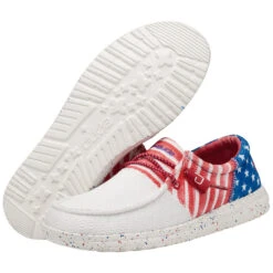 Wendy Sox - Tri Americana -Heydude Shoes 122342143 WENDY SOX TRI AMERICANA LEFT 3
