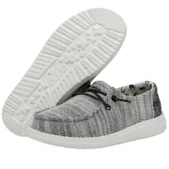 Wendy Youth Stretch - Yin And Yang -Heydude Shoes 130123351 WENDY YOUTH STRETCH YIN YANG LEFT 3