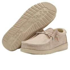 Wally Youth - Beige -Heydude Shoes 130130500 WALLY YOUTH BEIGE 03 fadbd66c 3c5b 4fa1 80d9 b93f544bfe5d