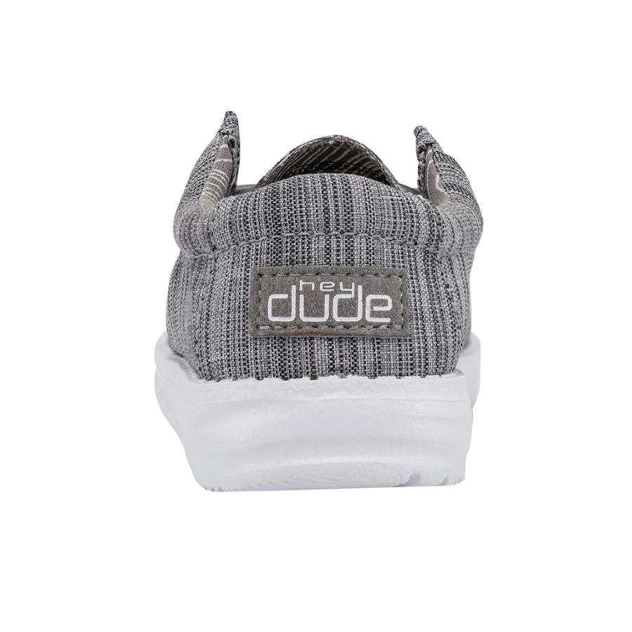 Wally Toddler Linen - Stone Wally Toddler Linen - Stone -Heydude Shoes 160010704 WALLY TODDLER LINEN STONE 6
