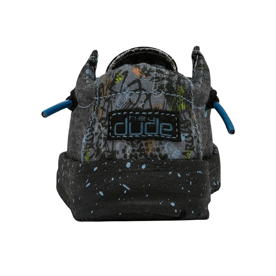 Wally Toddler Chambray - Wave Ride Wally Toddler Chambray - Wave Ride -Heydude Shoes 160014737 WALLY TODDLER CHAMBRAY WAVE RIDE LEFT 5 1