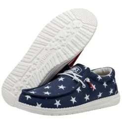 Wally Patriotic - American Flag -Heydude Shoes 40001 9CW WALLYPATRIOTIC AMERICANFLAG PAIRBOTTOM