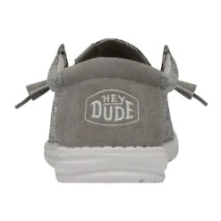 Wally Ascend Woven - Carbon -Heydude Shoes 40002 0YK WALLYASCENDWOVEN CARBON LEFTBACK