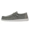 Wally Ascend Woven - Carbon 1 Wally Ascend Woven - Carbon -Heydude Shoes 40002 0YK WALLYASCENDWOVEN CARBON LEFTSIDE