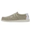Wally Braided - Off White -Heydude Shoes 40003 1LB WALLYBRAIDED OFFWHITE LEFTSIDE