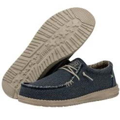 Wally Braided - Blue Night -Heydude Shoes 40003 4NM WALLY BRAIDED BLUE NIGHT LEFT 3