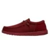 Wally Funk Mono - Red 2 Wally Funk Mono - Red -Heydude Shoes 40011 610 WALLYFUNKMONO RED LEFTSIDE