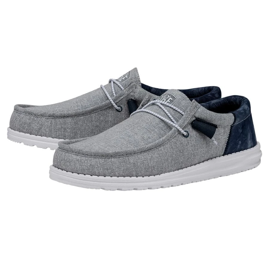 Wally Funk Tie Dye - Indigo Wally Funk Tie Dye - Indigo -Heydude Shoes 40012 4ME WALLYFUNKTIEDYE INDIGO PAIRSIDE