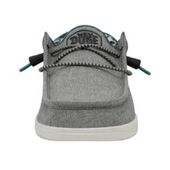 Wally H2O - Graphite 5 Wally H2O - Graphite -Heydude Shoes 40013 014 WALLYH2O GRAPHITE LEFTFRONT