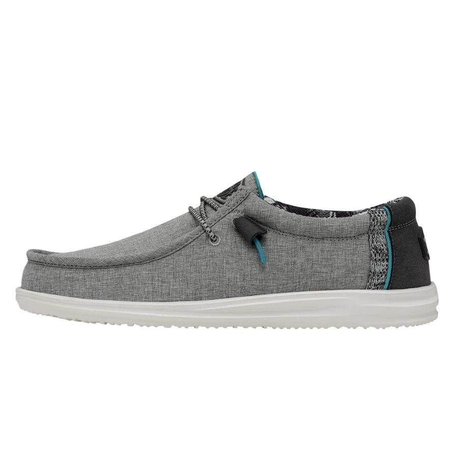 Wally H2O - Graphite Wally H2O - Graphite -Heydude Shoes 40013 014 WALLYH2O GRAPHITE LEFTSIDE