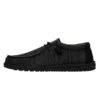 Wally Sox - Jet Black -Heydude Shoes 40019 0XD WALLY SOX JET BLACK LEFT 1