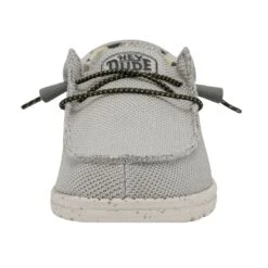 Wally Sox Triple Needle - Fog 5 Wally Sox Triple Needle - Fog -Heydude Shoes 40020 1HA WALLYSOXTRIPLENEEDLE FOG LEFTFRONT