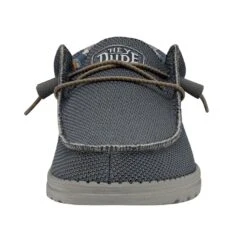 Wally Sox Triple Needle - Blue Shadow -Heydude Shoes 40020 3US WALLYSOXTRIPLENEEDLE BLUESHADOW LEFTFRONT