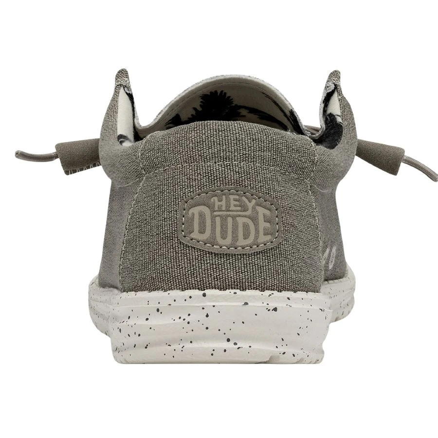 Wally Stretch - Beige Wally Stretch - Beige -Heydude Shoes 40022 205 WALLYSTRETCHCANVAS BEIGE LEFTBACK