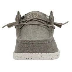 Wally Stretch - Beige 5 Wally Stretch - Beige -Heydude Shoes 40022 205 WALLYSTRETCHCANVAS BEIGE LEFTFRONT