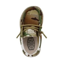 Wally Toddler Camouflage - Multi Camo -Heydude Shoes 40027 9CQ WALLYTODDLERCAMOUFLAGE MULTICAMO LEFTTOP