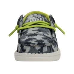 Wally Toddler Camodino - Blue -Heydude Shoes 40028 425 WALLYTODDLERCAMODINO BLUE LEFTFRONT