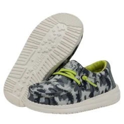 Wally Toddler Camodino - Blue -Heydude Shoes 40028 425 WALLYTODDLERCAMODINO BLUE PAIRBOTTOM