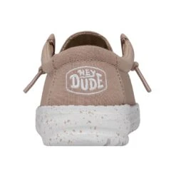 Wally Toddler Slub Canvas - Tan -Heydude Shoes 40029 265 WALLYTODDLERSLUBCANVAS TAN LEFTBACK