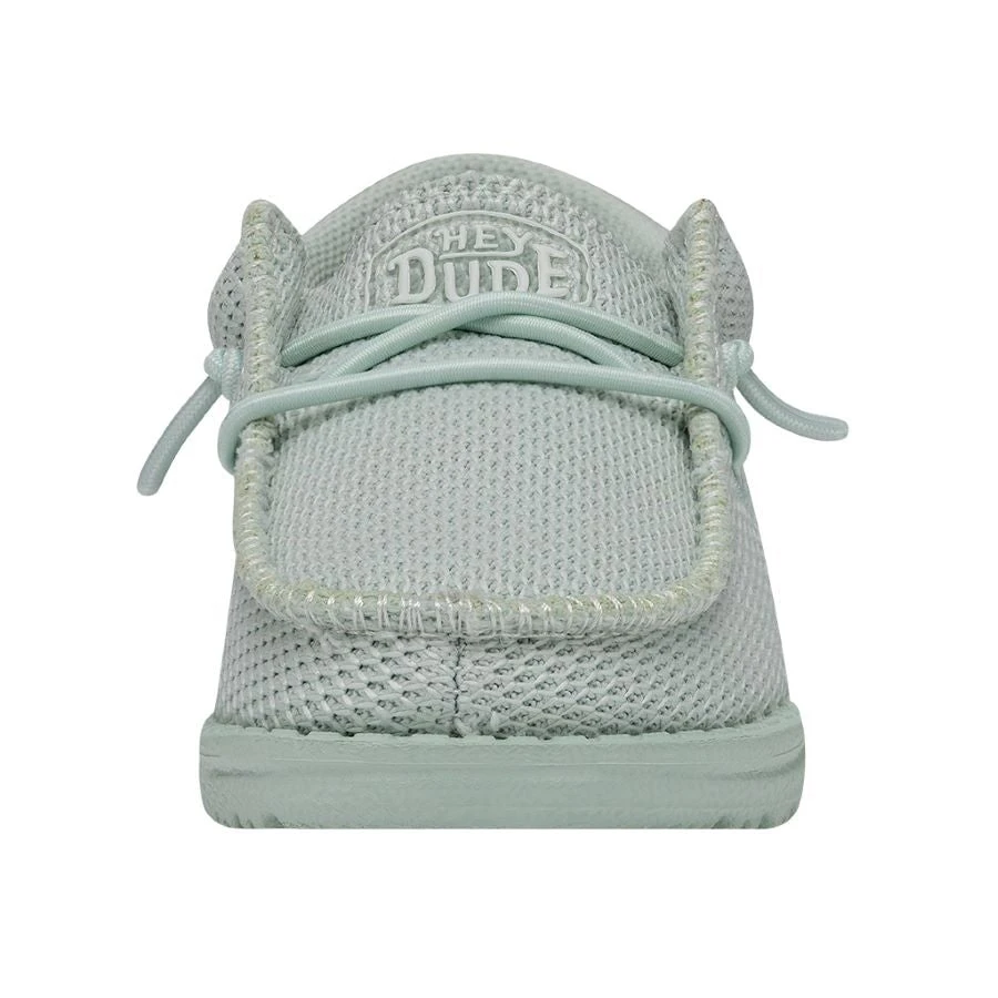 Wally Toddler Funk Mono - Iced Mint Wally Toddler Funk Mono - Iced Mint -Heydude Shoes 40030 3UW WALLYTODDLERFUNKMONO ICEDMINT LEFTFRONT