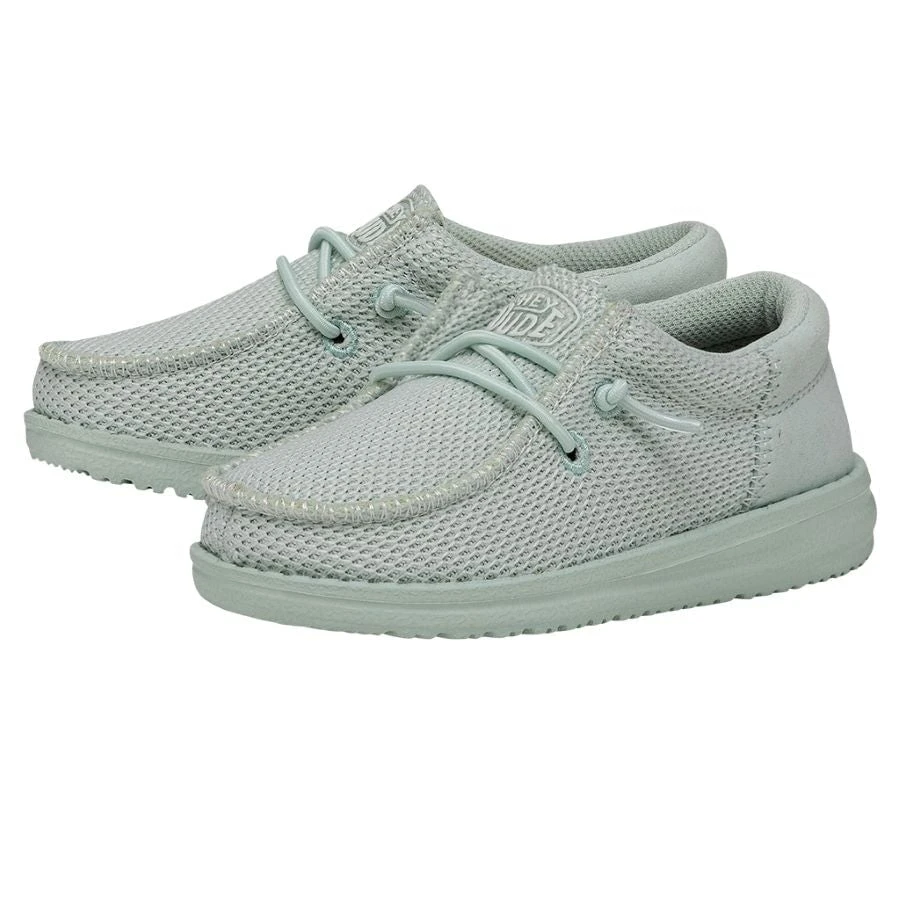 Wally Toddler Funk Mono - Iced Mint Wally Toddler Funk Mono - Iced Mint -Heydude Shoes 40030 3UW WALLYTODDLERFUNKMONO ICEDMINT PAIRSIDE