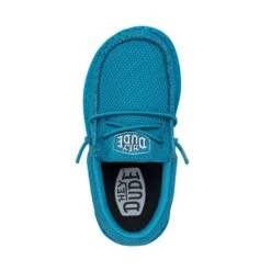 Wally Toddler Funk Mono - Electric Blue 7 Wally Toddler Funk Mono - Electric Blue -Heydude Shoes 40030 404 WALLYTODDLERFUNKMONO ELECTRICBLUE LEFTTOP