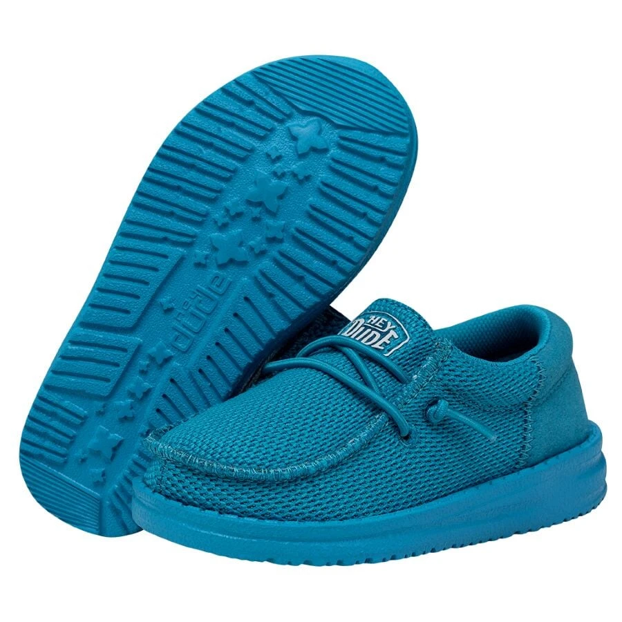 Wally Toddler Funk Mono - Electric Blue Wally Toddler Funk Mono - Electric Blue -Heydude Shoes 40030 404 WALLYTODDLERFUNKMONO ELECTRICBLUE PAIRBOTTOM