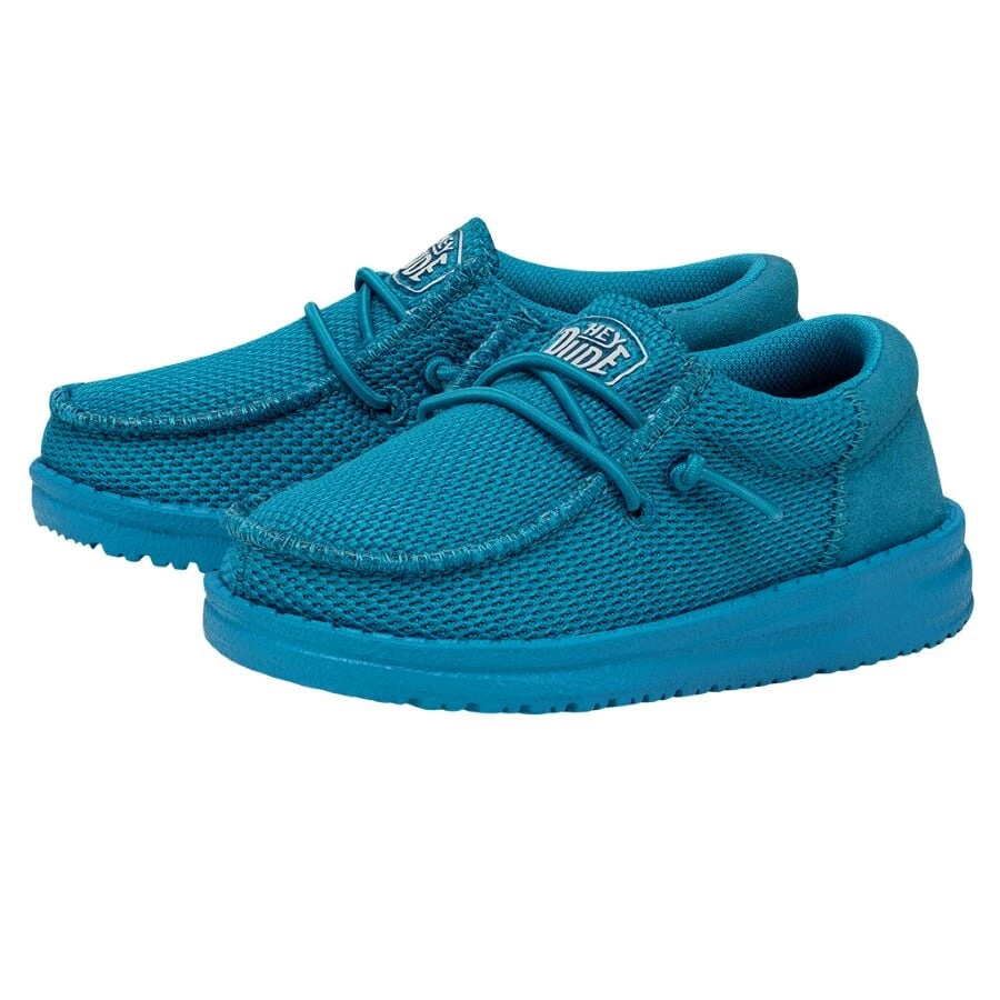 Wally Toddler Funk Mono - Electric Blue Wally Toddler Funk Mono - Electric Blue -Heydude Shoes 40030 404 WALLYTODDLERFUNKMONO ELECTRICBLUE PAIRSIDE