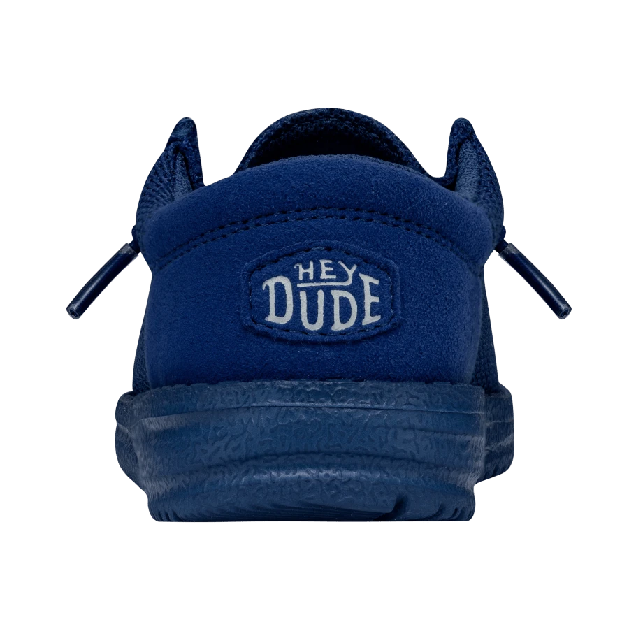 Wally Toddler Funk Mono - True Blue Wally Toddler Funk Mono - True Blue -Heydude Shoes 40030 428 WALLYTODDLERFUNKMONO TRUEBLUE LEFTBACK