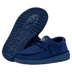 Wally Toddler Funk Mono - True Blue 4 Wally Toddler Funk Mono - True Blue -Heydude Shoes 40030 428 WALLYTODDLERFUNKMONO TRUEBLUE PAIRBOTTOM