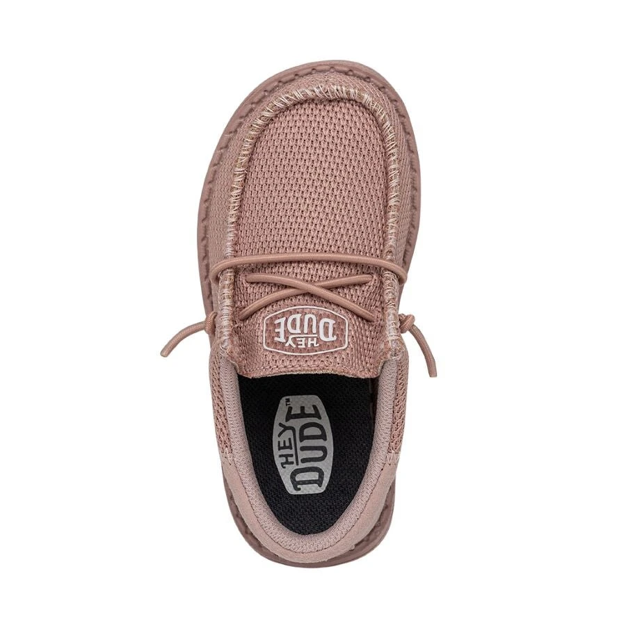 Wally Toddler Funk Mono - Rose Sand Wally Toddler Funk Mono - Rose Sand -Heydude Shoes 40030 6UT WALLYTODDLERFUNKMONO ROSESAND LEFTTOP