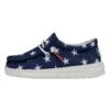 Wally Toddler Patriotic - American Flag -Heydude Shoes 40031 9CW WALLYTODDLERPATRIOTIC AMERICANFLAG LEFTSIDE