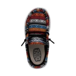 Wally Toddler Serape - Desert Horizon -Heydude Shoes 40032 9BR WALLYTODDLERSERAPE DESERTHORIZON LEFTTOP