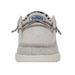Wally Youth - Off White Patriotic -Heydude Shoes 40040 1K1 WALLYYOUTH OFFWHITEPATRIOTIC LEFTFRONT