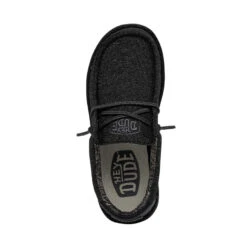 Wally Youth - Basic Black -Heydude Shoes 40041 001 WALLY YOUTH BASIC BLACK LEFT 6