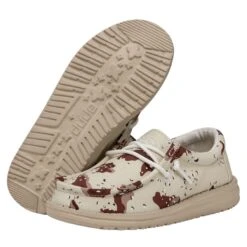Wally Youth Camouflage - Desert Camo -Heydude Shoes 40042 979 WALLYYOUTHCAMOUFLAGE DESERTCAMO PAIRBOTTOM