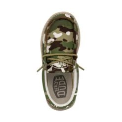 Wally Youth Camouflage - Multi Camo -Heydude Shoes 40042 9CQ WALLYYOUTHCAMOUFLAGE MULTICAMO LEFTTOP